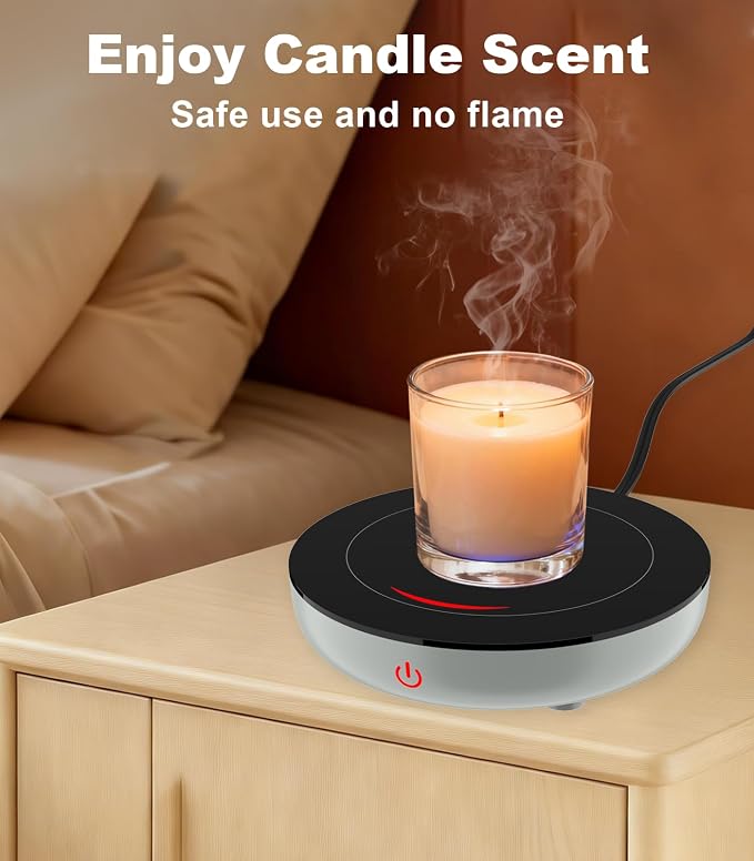 Kepwam Coffee Mug Warmer for Desk, 3-Temp Fast Heating Cup Warmer - Image 4