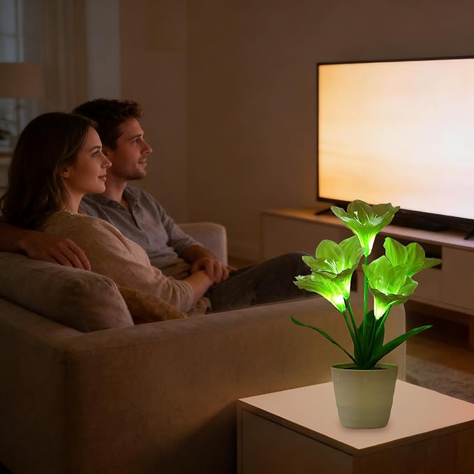 Artificial Lily Fower Lamp - Image 6