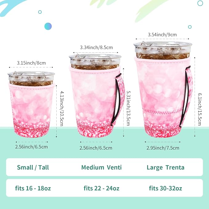Iced Coffee Sleeve Insulator Sleeves - Image 2