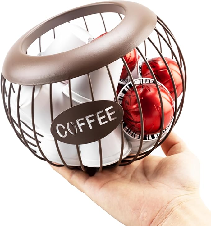 Brown Coffee Pod Holder Basket Compatible by COAEXMAZ