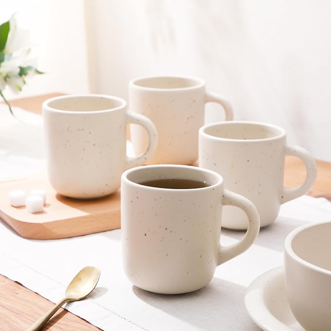 Bloomhouse - Two Time Oprah's Favorite Things Winner - Corsica Clay 4-Piece Mug - Image 3