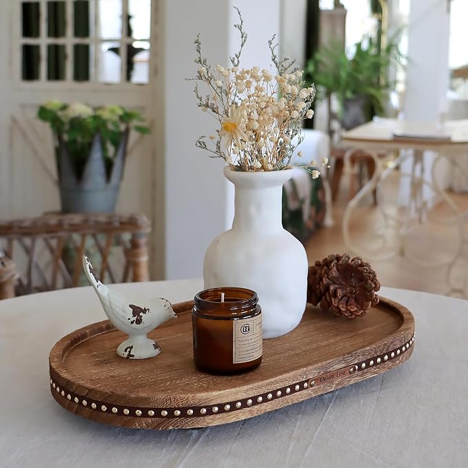 Decor Decorative Round Tray 11.81in - Image 4