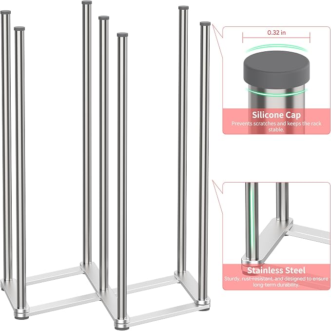 Collapsible Bottle Drying Rack, Baby Bottle Drying Rack, Foldable Cup Draining - Image 5