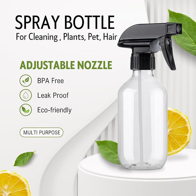 Spray Bottles 1 Packs-10 oz/300 ml Plastic Refillable Containers - Image 4