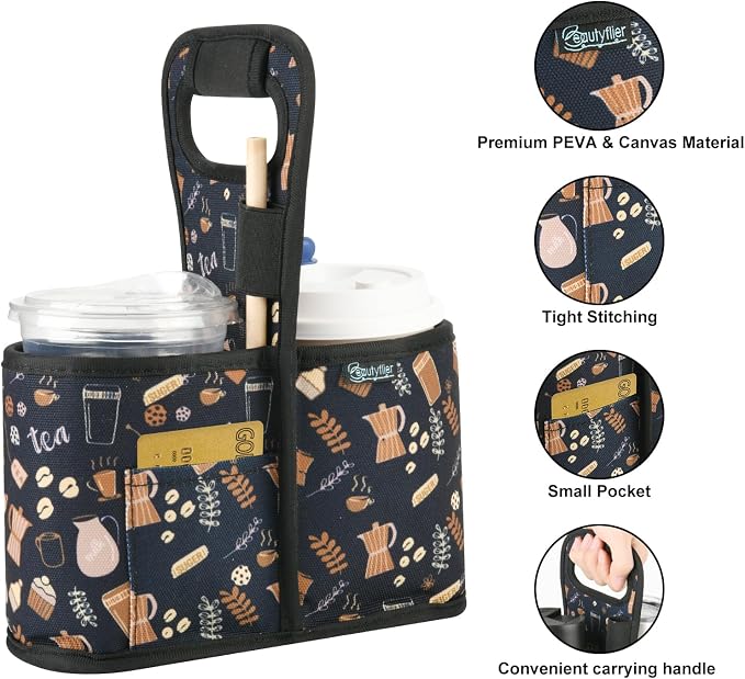 Beautyflier Drink Carrier with Handle - Image 2