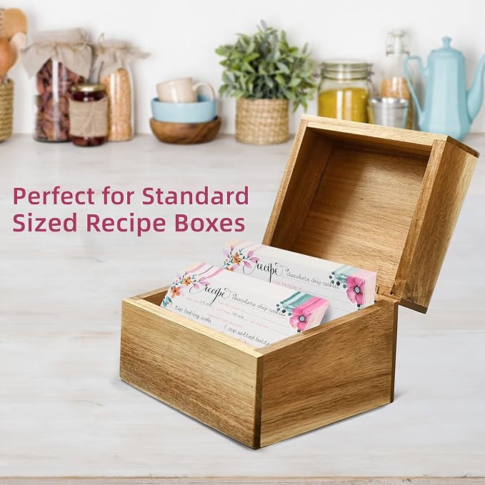 LotFancy Recipe Cards, 4x6 Inch, Double Sided, Blank Recipe Cardstock, Floral - Image 5