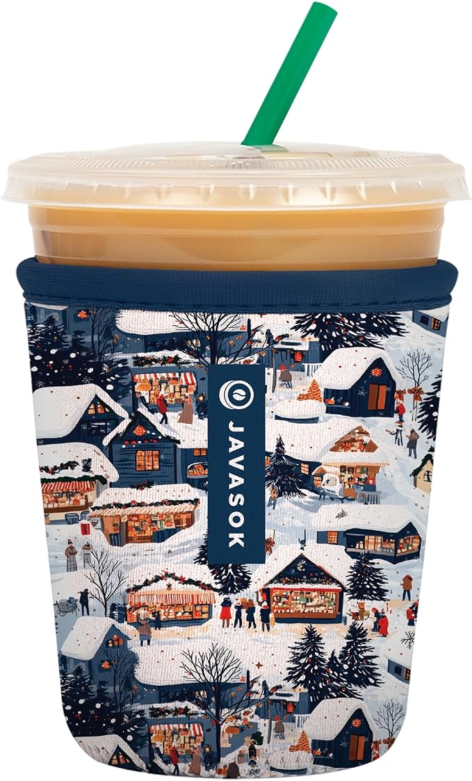 Sok It JavaSok Iced Coffee & Cold Soda Insulated Neoprene Cup Sleeve by SokIt