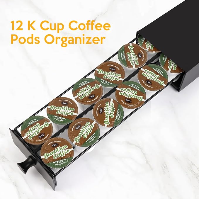 K Cup Coffee Pod Holder Drawer, Single Serve Coffee Pods Drawer K Cup - Image 4