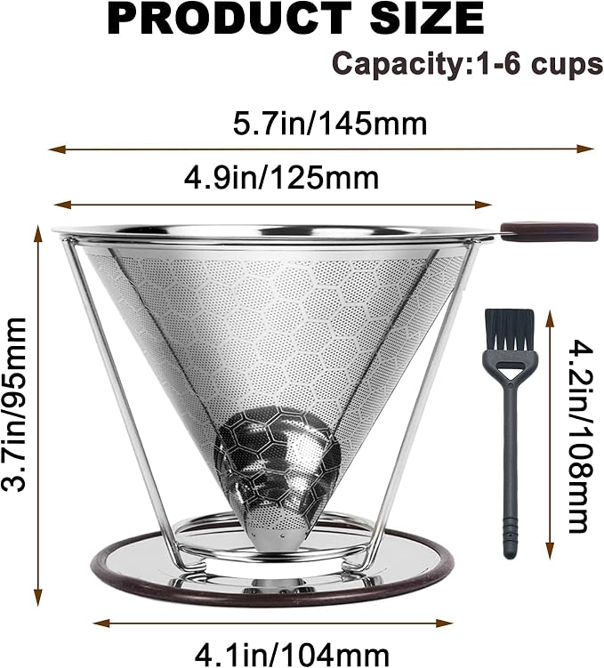 Pour Over Coffee Dripper - Image 3