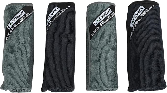 Microfiber Espresso Cleaning Cloth Set, Water Absorbing Towels - Image 3