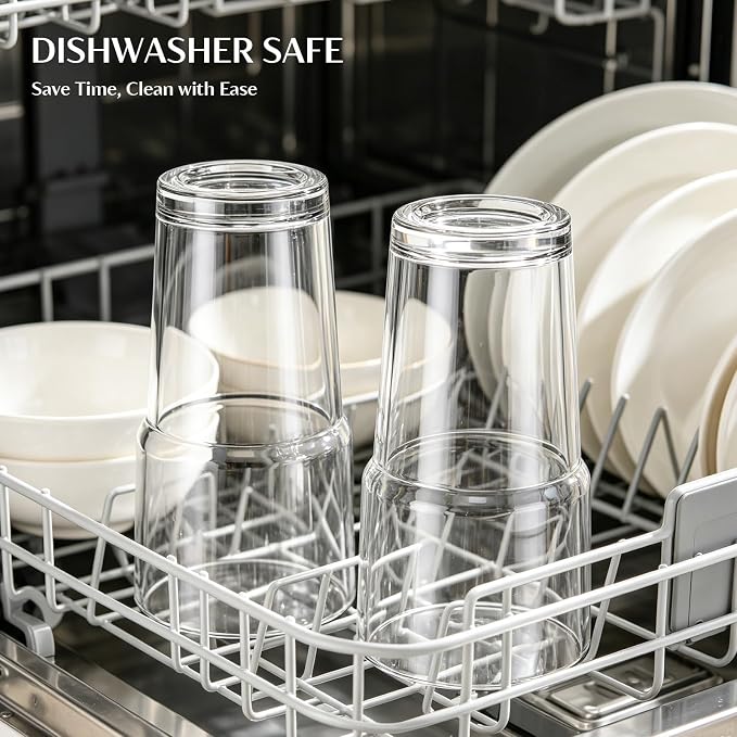 INSETLAN 20oz Clear Glass Cup - Image 9