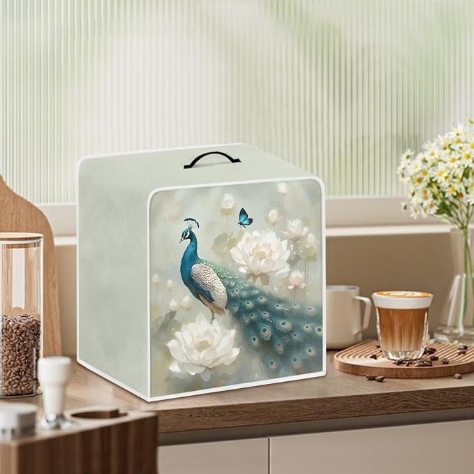 Peacock Coffee Maker Dust Cover Universal Coffee Machine Covers - Image 3