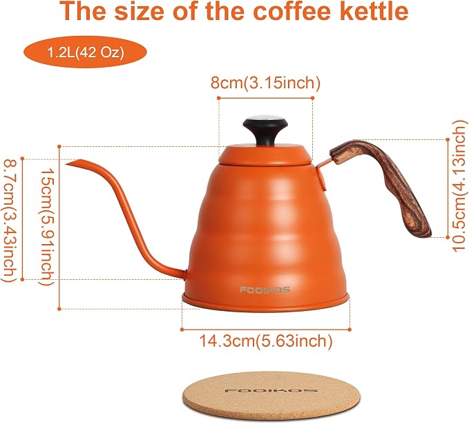 Gooseneck Kettle with Thermometer - Image 9
