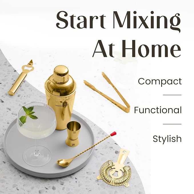 Modern Mixology Cocktail Shaker Set - Image 3