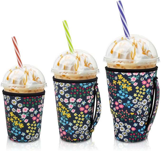 Iced Coffee Sleeve Insulator Sleeves by AJLTPA