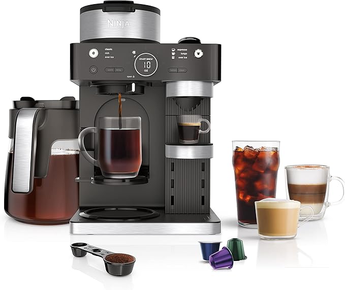 Ninja Espresso & Coffee Maker & Barista System, 3 Espresso Brew Styles by Unknown