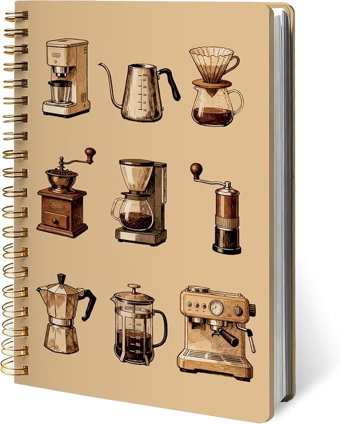 Vintage Coffee Notebook Journal, Coffee Lovers Gifts Notebooks by Unknown