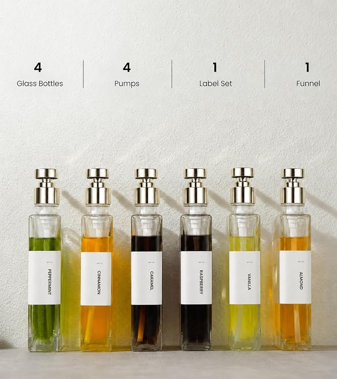 Glass Coffee Syrup Dispensers - Image 2