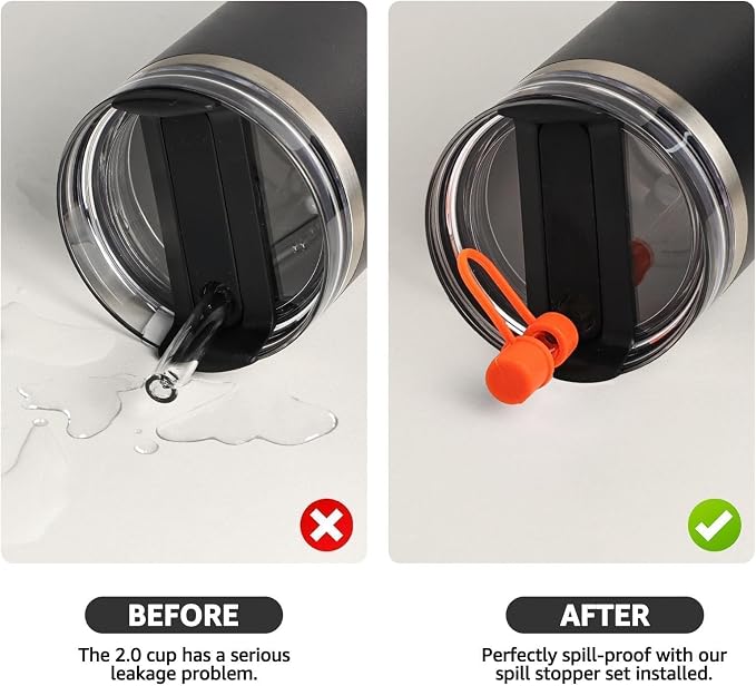MOLOSLEEVE 21 Colors Straw Toppers Include A Set of Leak-proof Plugs, - Image 5