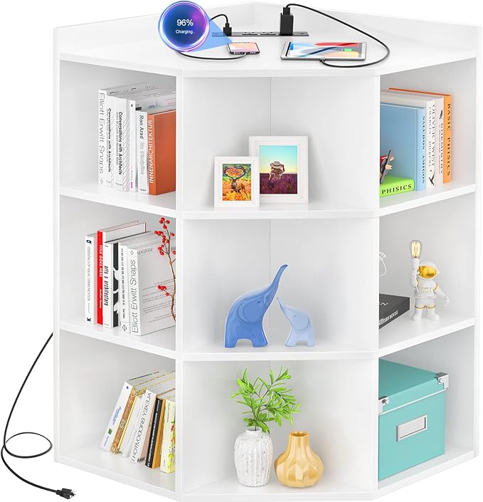 Aheaplus Corner Cabinet, Corners Cube Toy Storage by Aheaplus