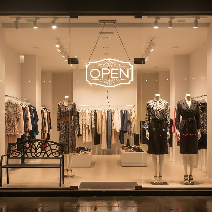 Open Sign for Business, LED Dimmable Neon Open Sign - Image 7
