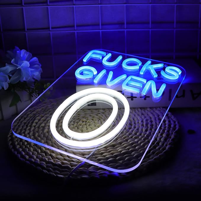 Zero Funks Given Neon Signs for Wall Decor Neon Lights for Bedroom Led Signs - Image 2