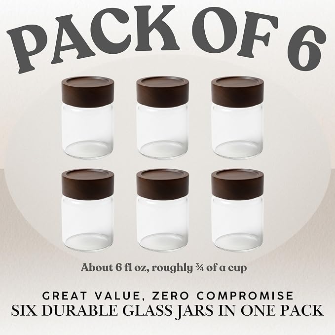 Wide Mouth Glass Storage Jars - Image 5
