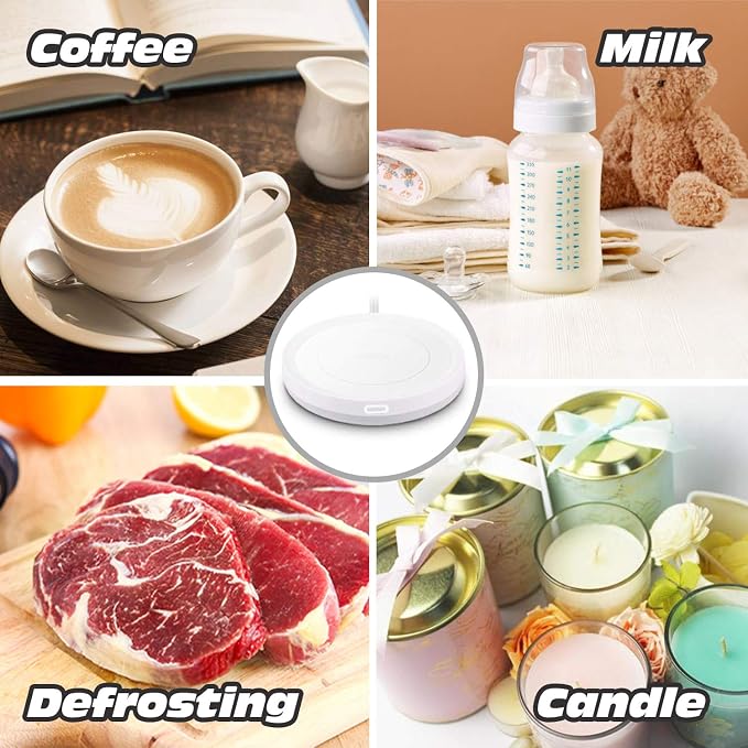 BESTINNKITS Smart Coffee Set Auto On/Off Gravity-Induction Mug Office Desk Use - Image 5