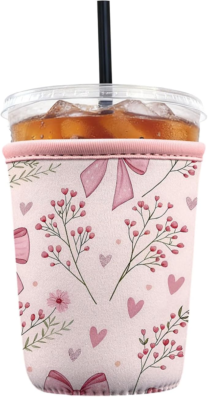 Reusable Insulated Neoprene Iced Coffee Sleeve by Cavllson