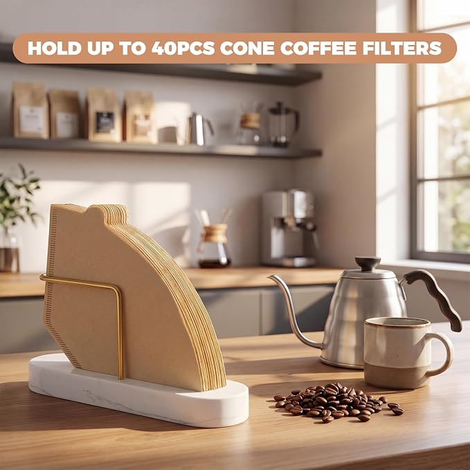 Coffee Paper Cone Storage Stand, Countertop Organizer Holder - Image 5