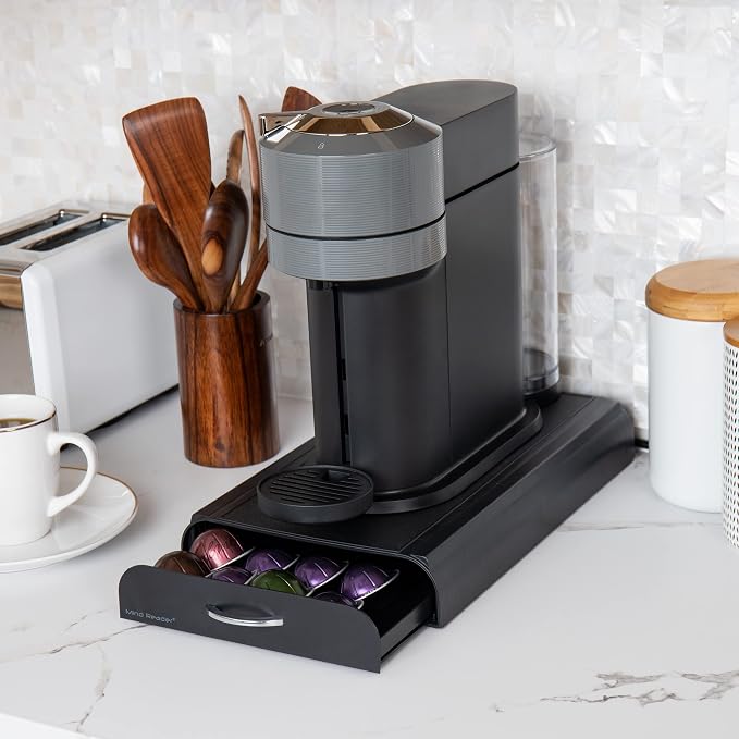 Mind Reader Single Serve Coffee Capsules Drawer, Holds 50 Small Capsules - Image 2