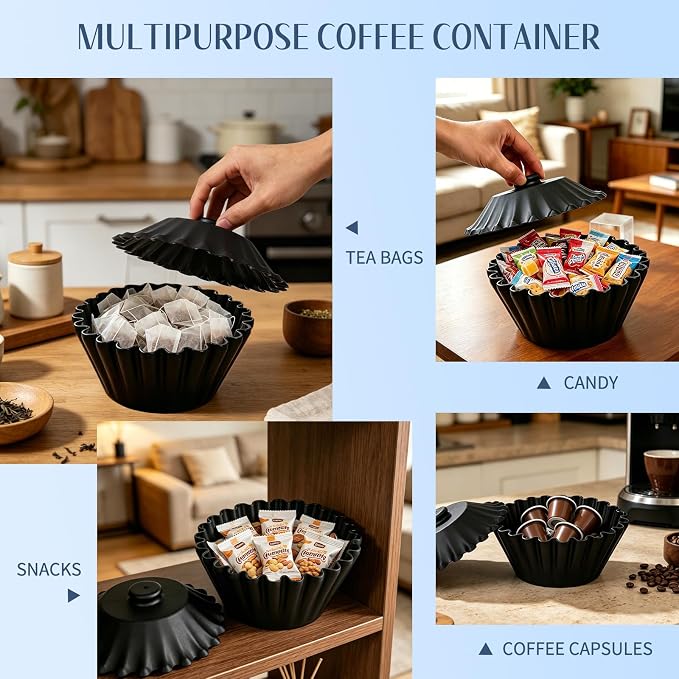 CAFEMASY Coffee Filter Storage Container with-Lid - Image 6