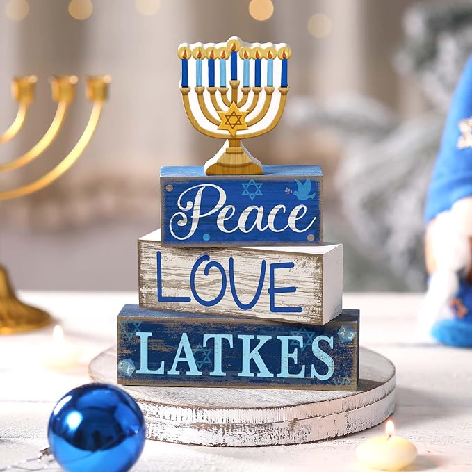 Lineshading 4 Pcs Hanukkah Decorations - Image 2