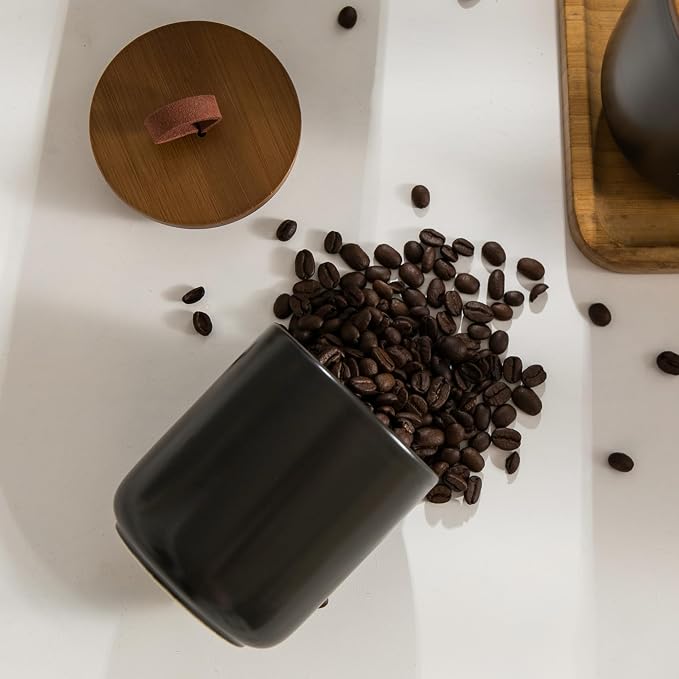 Black Ceramic Canister Set - Image 8