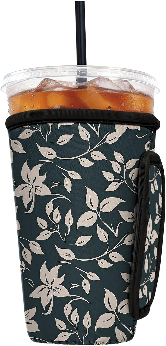 Reusable Insulated Neoprene Iced Coffee Sleeve by Cavllson