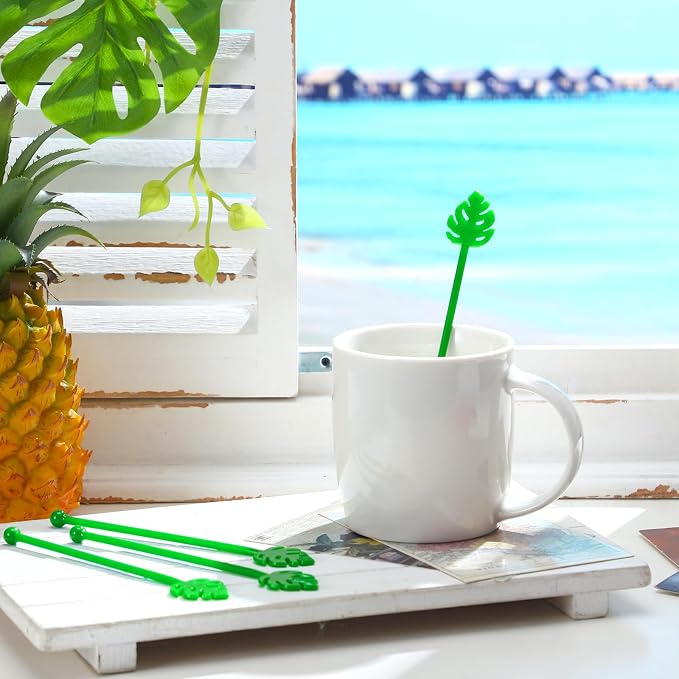 Hushee 30 Pcs Cocktail Swizzle Sticks 6 Inch Fun Cocktail Stir Sticks Reusable - Image 3