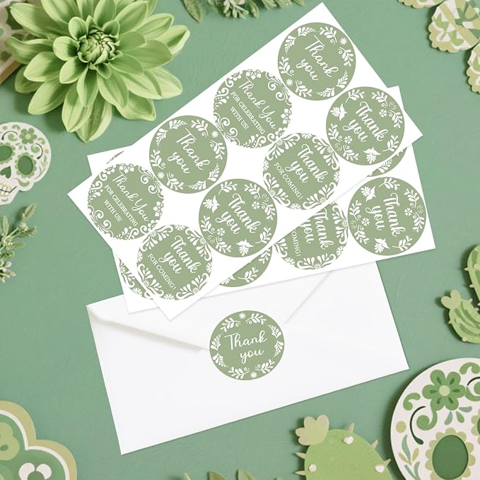 Serencatcher Cielito Lindo Thank You Stickers - Image 2
