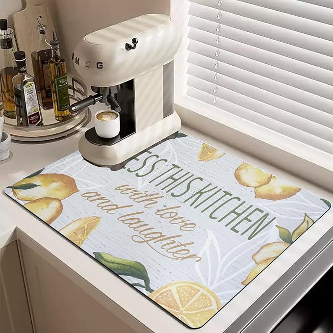 PIGCHCY Dish Drying Mat 2-Pack - Image 4