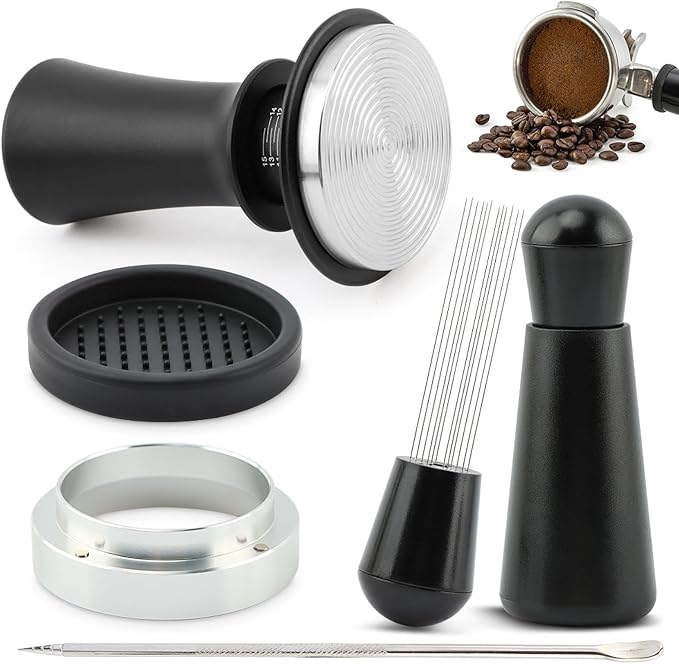 51mm Espresso Accessories Kit, WDT Tool Spring Loaded Hand Tamper by Unknown