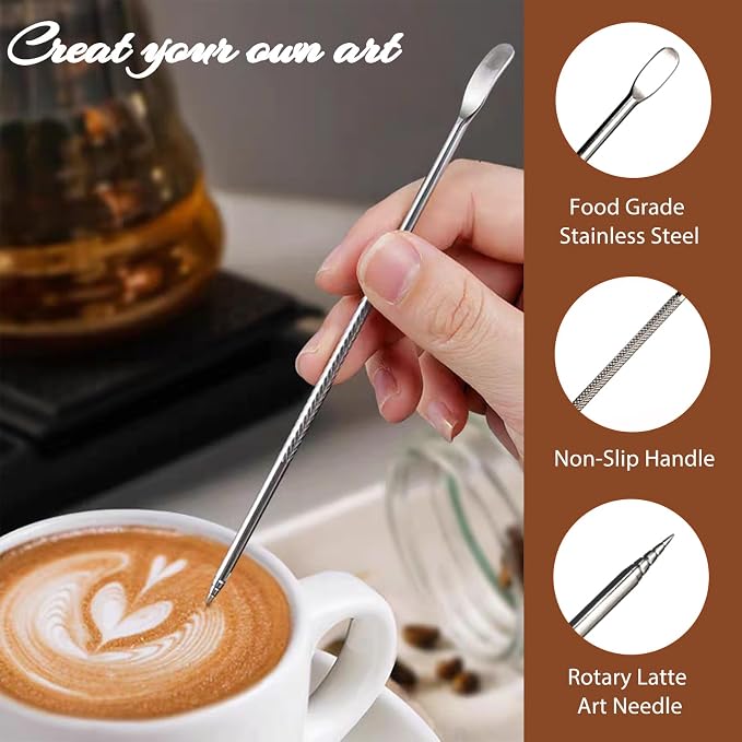 22 PCS Coffee Tamper Set, Espresso Accessories Tampers kit Barista Tools - Image 5