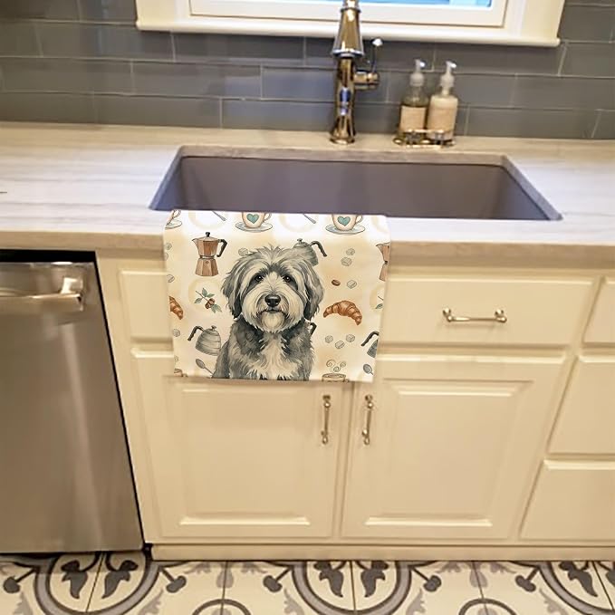 Caroline's Treasures Gray and White Old English Sheepdog Coffee Bar Kitchen - Image 2
