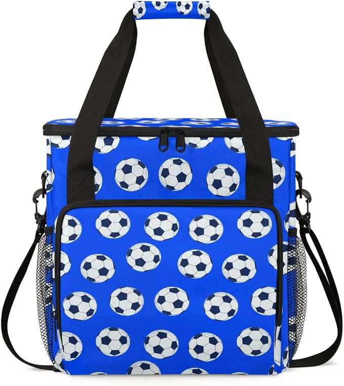 Soccer Coffee Maker Travel Bag, Soccer Large Carrying Storage Case Insulated by Home