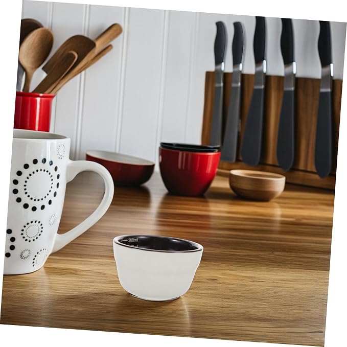 Porcelain Cupping Cup Ceramic Measuring Cup Coffee Beans Dosing Weigh Coffee - Image 7