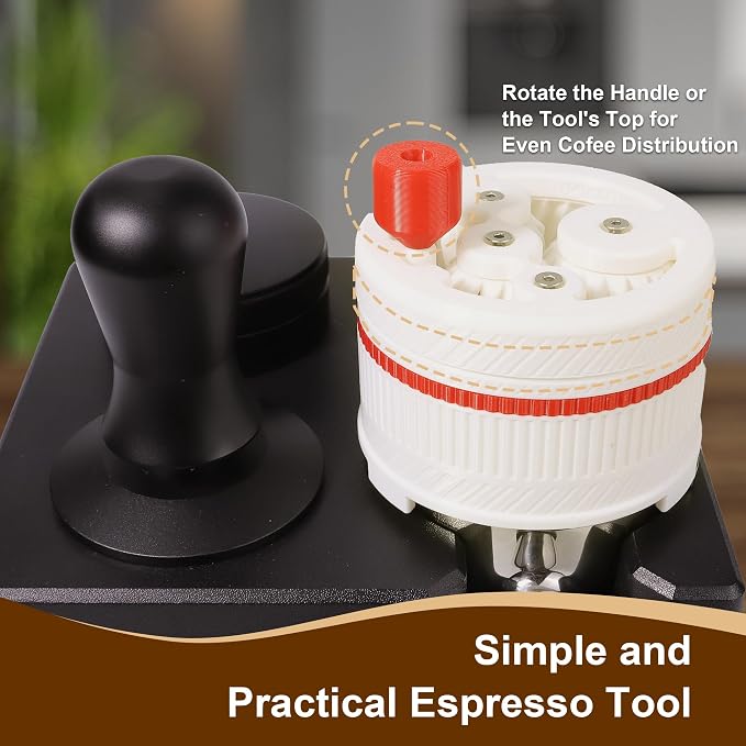 ShanSon WDT Espresso Tool with Brush Base Coffee Powder Distributor Needle WDT - Image 3