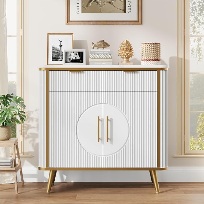 35" Modern Sideboard Buffet - Image 2
