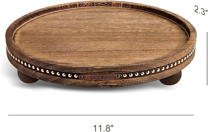 Decor Decorative Round Tray 11.81in - Image 6