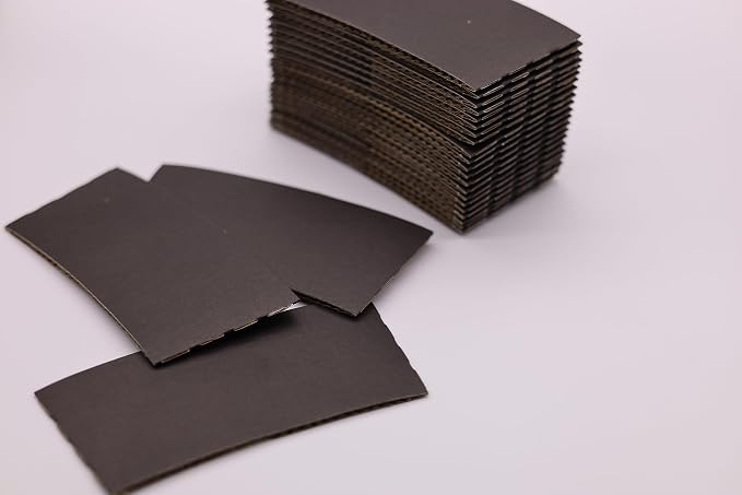 Disposable Coffee Cup Sleeves Corrugated Kraft Paper Coffee Cup Sleeves Holder - Image 3