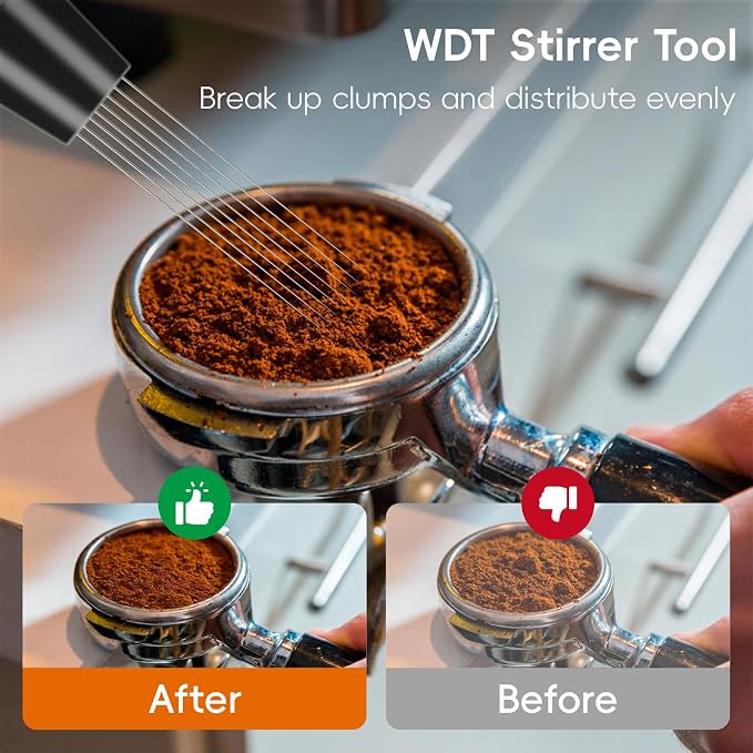 7 Pcs 51mm Espresso Tamper Tools Accessories Kit - Image 5