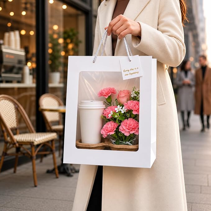 StatueLux Clear Window Gift Bags - Image 2