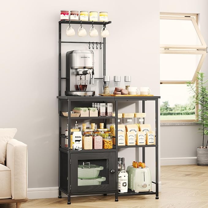 SWTYMIKI Bakers Rack with Storage by SwtyMiki-TidyHomeSweetLife
